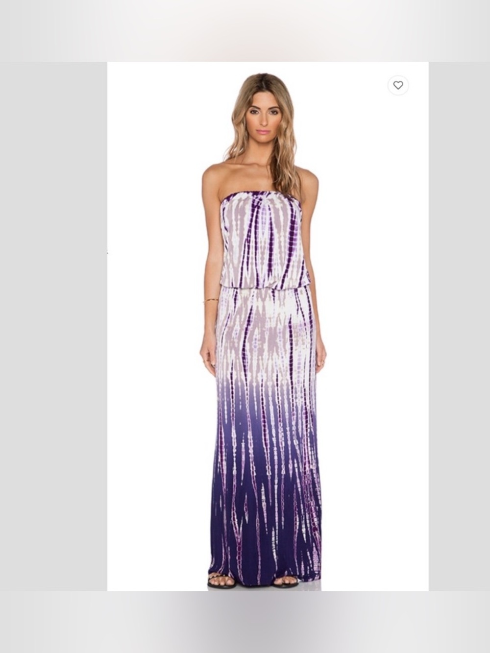 YFB  Maxi Dress with Purple Tie-Dye